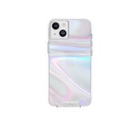 Coque pour iPhone 14 Plus Soap Bubble avec Effet Holographique Scintillant Transparent