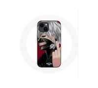 Coque pour Iphone 14 Plus Tokyo Ghoul Kaneki Ken Masque Anime doigt