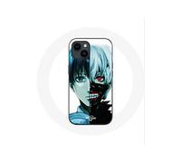 Coque pour Iphone 14 Plus Tokyo Ghoul Visage Moitié