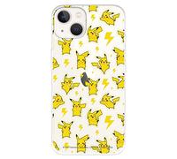 Coque pour iPhone 14 Pokemon Motif Pikachu pour protéger votre téléphone portable Coque en silicone souple avec licence officielle Pokémon