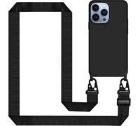 Coque Pour Iphone 14 Pro Avec Cordon, Étui Silicone Liquide Case Avec Portable Sangle Réglable Bandouilière Lanyard Collier Chaîne Stylée Laniere Coque Téléphone Iphone 14 Pro, Noi[SHJ41906792]