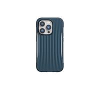 Coque pour iPhone 14 Pro Clutch Shockproof 3M avec motif rayures Bleu