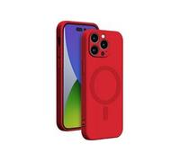 Coque MagSafe pour iPhone 14 Pro Silicone Rouge Bigben