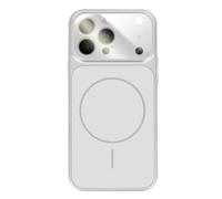 Coque pour iPhone 14 Pro Compatible MagSafe Finition AG Glass Mate Argent