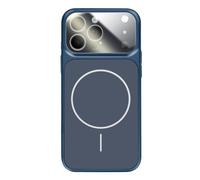 Coque pour iPhone 14 Pro Compatible MagSafe Finition AG Glass Mate Bleu nuit