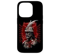 Coque pour iPhone 14 Pro Drapeau Skanderbeg Albanie et Kosovo pour un Albanais fier
