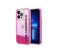 Coque pour iPhone 14 Pro - Hardcase Liquid Glitter (KLHCP14LLCKKVF) - Rose Elong