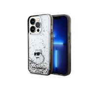 Coque pour iPhone 14 Pro - Hardcase Liquid Glitter (KLHCP14LLLLKCNSK) - Choupette