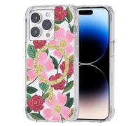 Coque pour iPhone 14 Pro MagSafe Imprimé Floral Rose Garden Rifle Paper Multicolore