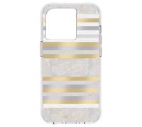Coque pour iPhone 14 Pro MagSafe Texturée en Rayures Nacrées CASE MATE Multicolore