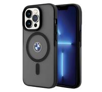 Coque pour iPhone 14 Pro Max Antichoc Compatible MagSafe BMW Noir