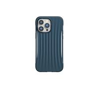 Coque pour iPhone 14 Pro Max Clutch Shockproof 3M avec motif rayures Bleu