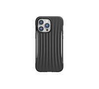 Coque pour iPhone 14 Pro Max Clutch Shockproof 3M avec motif rayures Noir