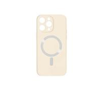 Coque pour iPhone 14 Pro Max Compatible Magsafe Semi Rigide Soft-Touch blanc