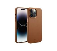 Coque pour iPhone 14 Pro Max Cuir véritable Sienna Brown