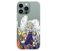 Coque pour iPhone 14 Pro MAX Officiel Dragon Ball, Guerriers Saiyans pour protéger votre téléphone portable en silicone souple avec licence officielle Dragon Ball
