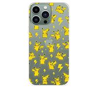Coque pour iPhone 14 Pro MAX Officiel Pokemon Motif Pikachu pour protéger votre téléphone portable en silicone souple avec licence officielle Pokémon