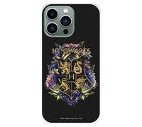 Coque pour iPhone 14 Pro MAX officielle Harry Potter Poudlard Floral pour protéger votre téléphone portable Coque iPhone en silicone souple avec licence officielle Harry Potter