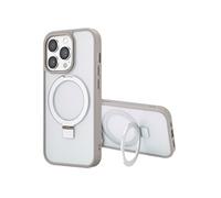 Accezz Coque Ring Stand avec MagSafe pour iPhone 14 Pro Max - Gris