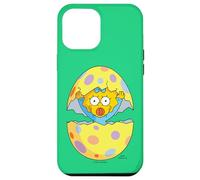 Coque pour iPhone 14 Pro Max The Simpsons Maggie Œuf de Pâques Vert gazon