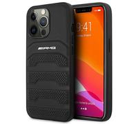 AMG Coque rigide AMHCP14LGSEBK pour iPhone 14 Pro 6,1" résistante lignes en relief Noir