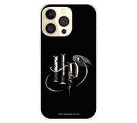 Coque pour iPhone 14 Pro Officiel Harry Potter HP Initiales pour protéger votre téléphone portable Coque en silicone souple avec licence officielle Harry Potter