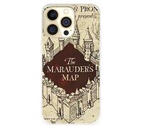 Coque pour iPhone 14 Pro officielle Harry Potter - The Marauders Map - Fond pour protéger votre téléphone - Coque en silicone souple avec licence officielle Harry Potter