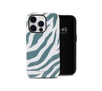 Selencia Coque arrière Vivid pour Apple iPhone 14 Pro - Colorful Zebra Pine Blue