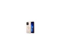 Guess Coque iPhone 14 Pro – PU 4G Big Logo métal – Rose