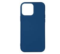 Coque pour iPhone 14 Pro Semi-rigide Soft-touch Fine Bleu