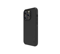 Nillkin Super Frosted Shield Pro Series Coque conçue pour Apple iPhone 14 Pro (sans découpe de Logo) - Noir