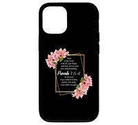 Coque pour iPhone 14 Proverbes 3:5-6 Verset biblique religieux chrétiens hommes et femmes