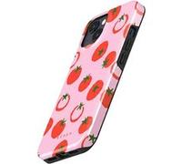 Coque pour iPhone 14 Série Tough Motif Salsa Compatible MagSafe Burga Rose Rose