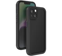 Coque pour iPhone 14 Silicone Soft Touch Bordures Surélevées Noir