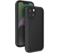 Coque pour iPhone 14 Silicone Soft Touch Bordures Surélevées Noir