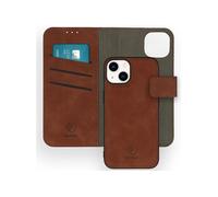 imoshion Etui de télephone luxe 2-en-1 amovible pour Apple iPhone 14 - Marron