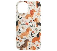 Coque pour iPhone 14 Teckel, motif mignon de chien weiner, teckel saucisse