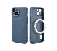 imoshion Coque Couleur avec MagSafe pour iPhone 14 - Bleu foncé