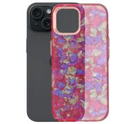 Coque pour iPhone 15 Antichoc Souple Tutti Frutti Rose