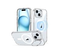 Coque pour iPhone 15 - Classic Hybrid HaloLock Kickstand - Transparente