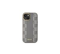 Coque pour iPhone 15 Compatible MagSafe Motif à Carreaux Ultra-Chic Beige