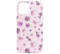 Coque pour iPhone 15 Disney Minnie Mouse Cute Pink Spring Sweetness Pattern
