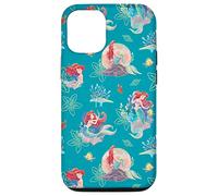Coque pour iPhone 15 Disney Princesse Ariel Flounder et Sebastian Under the Sea