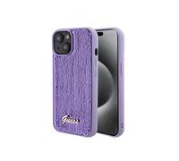 Coque pour iPhone 15 / iPhone 14 / iPhone 13 - Sequin Script Metal (GUHCP15SPSFDGSU) - Violet