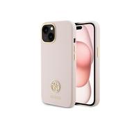 Coque Guess en Silicone Rigide pour Apple iPhone 15/14/13 6.1 - rose