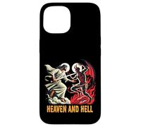 Coque pour iPhone 15 Le paradis et l'enfer