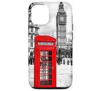 Coque pour iPhone 15 London England Cabine téléphonique Big Ben Europe Voyage
