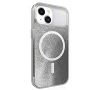 Coque pour iPhone 15 MagSafe Effet Sable Anti-rayures Gris