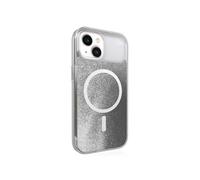 Coque pour iPhone 15 MagSafe Effet Sable Anti-rayures Gris