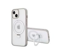 Accezz Ring Stand Backcover avec MagSafe pour iPhone 15 - Gris